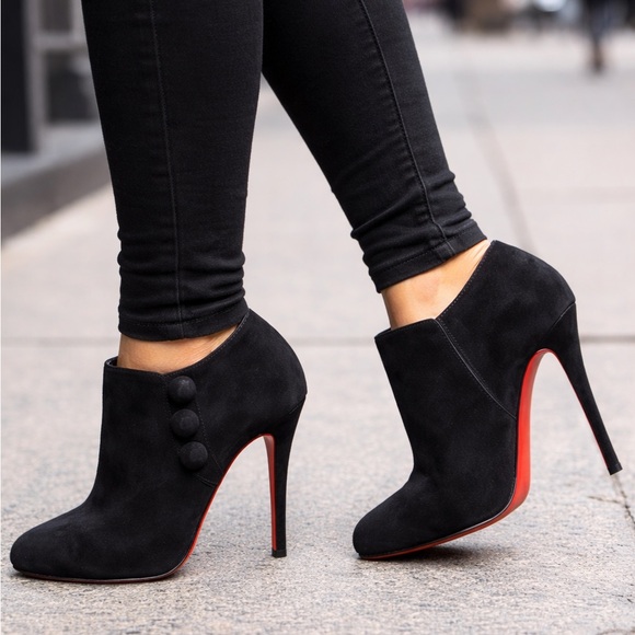 Christian Louboutin Shoes - CHRISTIAN LOUBOUTIN Suede Booties